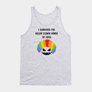 Killer Clown Horde 2016 Survivor Tank Top